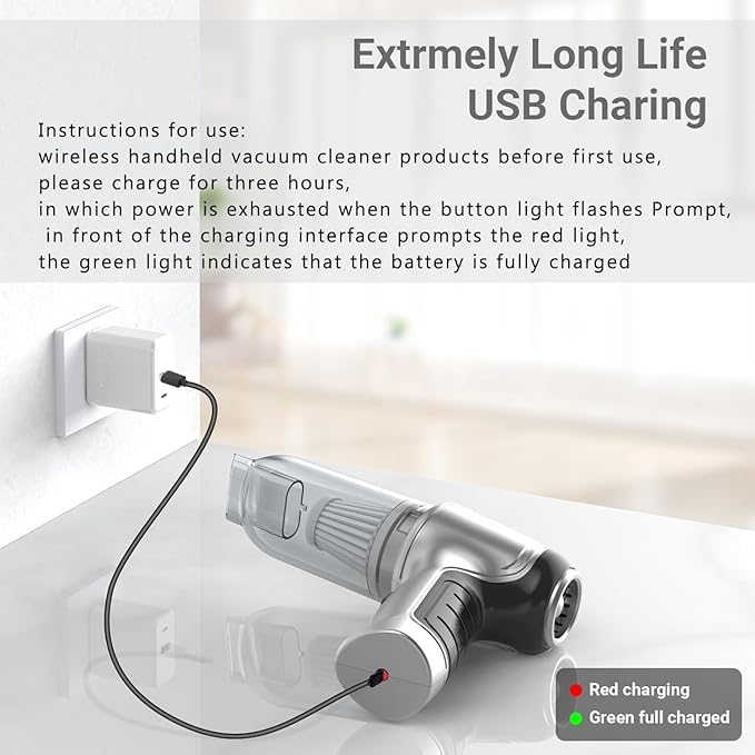 Wireless Handheld Car Vacuum Cleaner and Blower