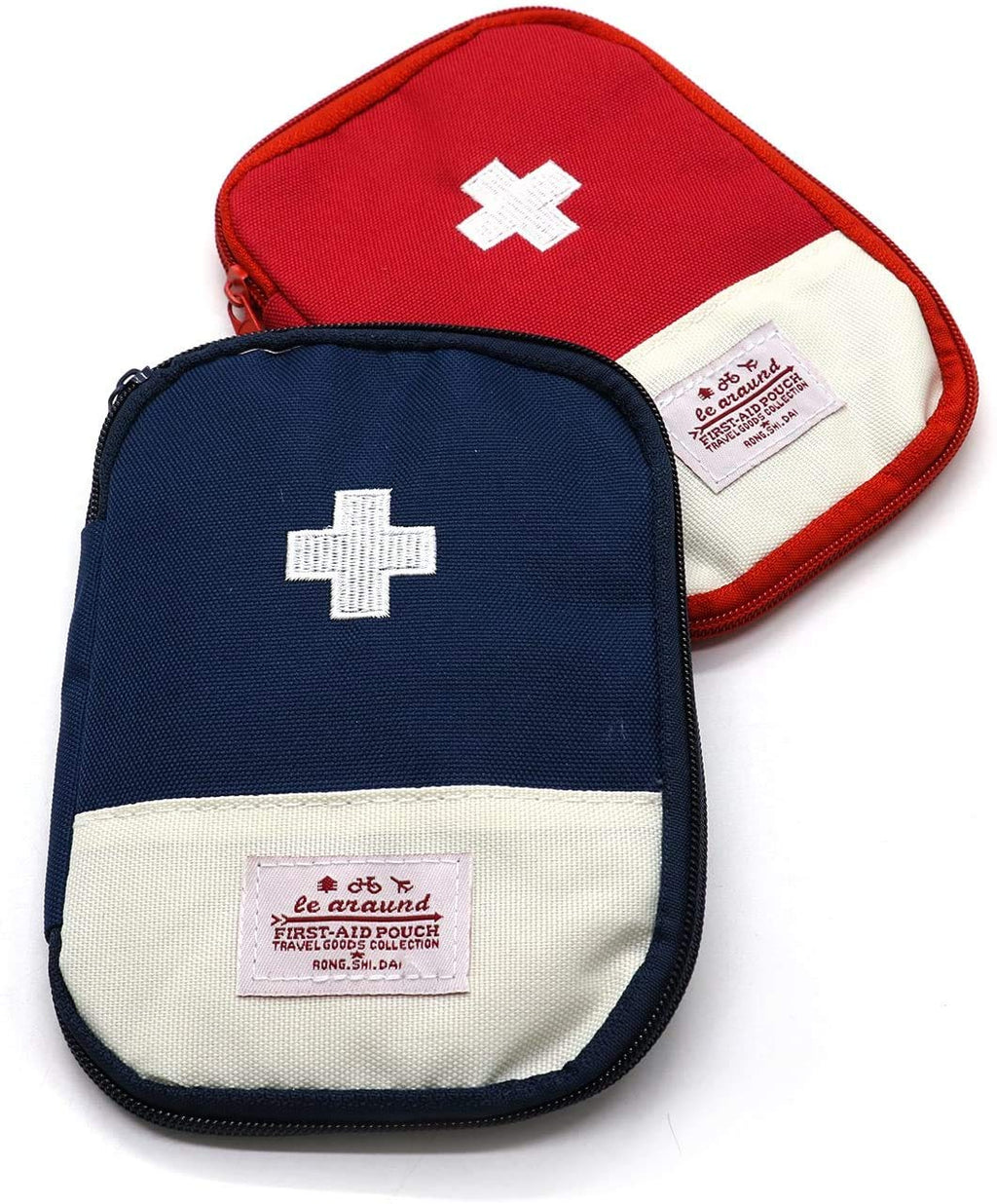 First Aid Bag - First Aid Kit Bag Empty for Home Outdoor Travel Camping Hiking, Mini Empty Medical Storage Bag Portable Pouch