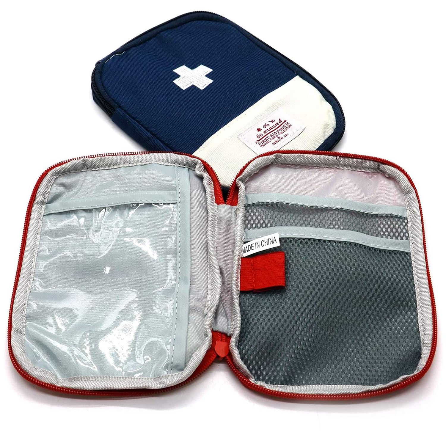 First Aid Bag - First Aid Kit Bag Empty for Home Outdoor Travel Camping Hiking, Mini Empty Medical Storage Bag Portable Pouch